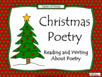 Christmas Poetry Unit - Lesson 1 - Once there was a snowman PowerPoint