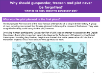 Why was the gunpowder plot planned? - Info pack