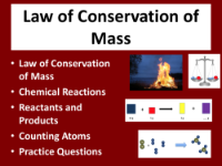 Law of Conservation of Mass - Teaching Presentation