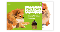 7. ‘Pom Pom At The Street Party’ A Fun Writing And Drawing Activity (4 + years)