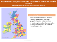 Where is Blackpool? - Blackpool - Year 5