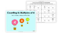 Counting in Multiples of Four