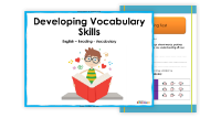 Developing Vocabulary Skills