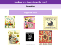 Suggested texts - Toys - EYFS