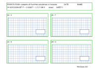  Division Set F 2 digit number - 3, 5, 7 or 9 mixed