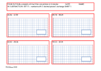 Subtraction Set E - numbers with 2 decimal places 1 exchange