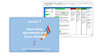 7. Describe movement and turns activity