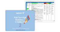 17. Add two-digit numbers crossing 10
