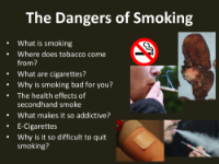 The Dangers of Smoking - Teaching Presentation