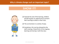 Show it! - Climate Change - Year 6 