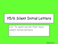 Silent Initial Letters Presentation