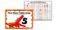 Five Times Table Snap