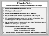 The Prologue - Extension Task