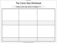 Got the Plot? - Comic Strip Worksheet