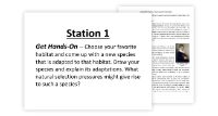 Introduction to Evolution - 7 Engaging Lab Stations