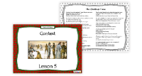 Christmas Poetry Unit - Lesson 5 - The Christmas Truce Text