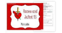 Romeo & Juliet Lesson 13: Mercutio