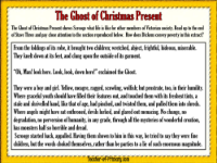 The Ghost of Christmas Present Worksheet