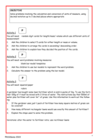 Solve problems with unit conversion worksheet