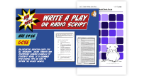 4. Write A Play Or Radio Script For GCSE English (14-16 years)