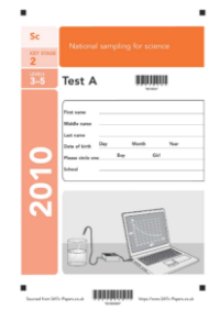 SATS papers - Science 2010 Test A