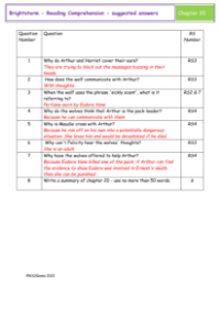 4. Reading Comprehension suggested answers