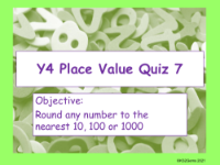 Place Value Quiz 7