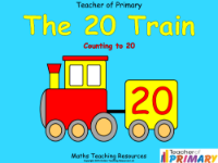 The 20 Train - Counting to 20 - PowerPoint