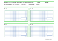  Division Set D 2 digit number - 3, 5, 7 or 9 no remainder