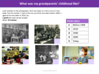 Picture match - Classrooms through history
