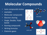 Molecular Compounds - Student Presentation