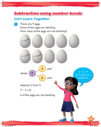 Learn together, Subtraction using number bonds (1)