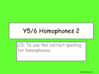 Homophones 2 Presentation