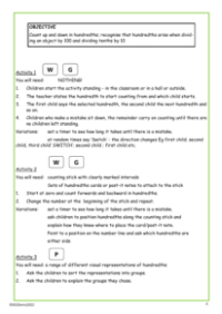 Counting up and down in hundredths worksheet