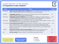 Making Mistakes Lesson Plan