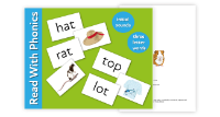 16. Revise Initial Sounds & Three Letter Words with activity cards (3 years +)