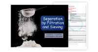 Separation by Filtration and Sieving