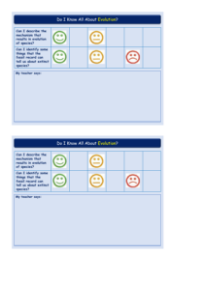 Evolution - Self Assessment