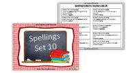 Spellings - Set 10