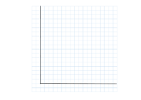 Blank One Quadrant Grid with Shapes