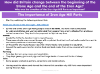 The importance of Iron Age hill forts