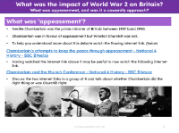 Appeasement - Worksheet