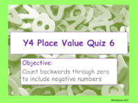 Place Value Quiz 6