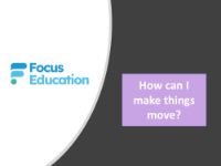 Sequence of learning - How can I make things move? - EYFS