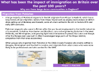 Migration from Pakistan - Info sheet