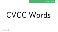 CVCC Words - Presentation 