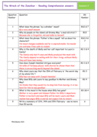 5. Reading Comprehension suggested answers