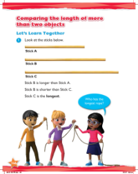 Learn together, Comparing the length of more than two objects