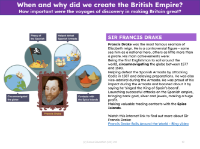 Sir Francis Drake - Info sheet