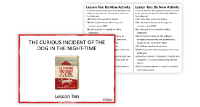 10. The Curious Incident of the Dog in the Night-time - Lesson 10